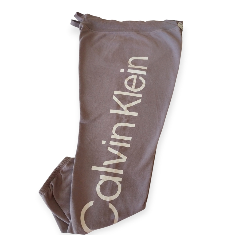 Calvin Klein Performance Joggers Sweatpants Size L Mauve Used